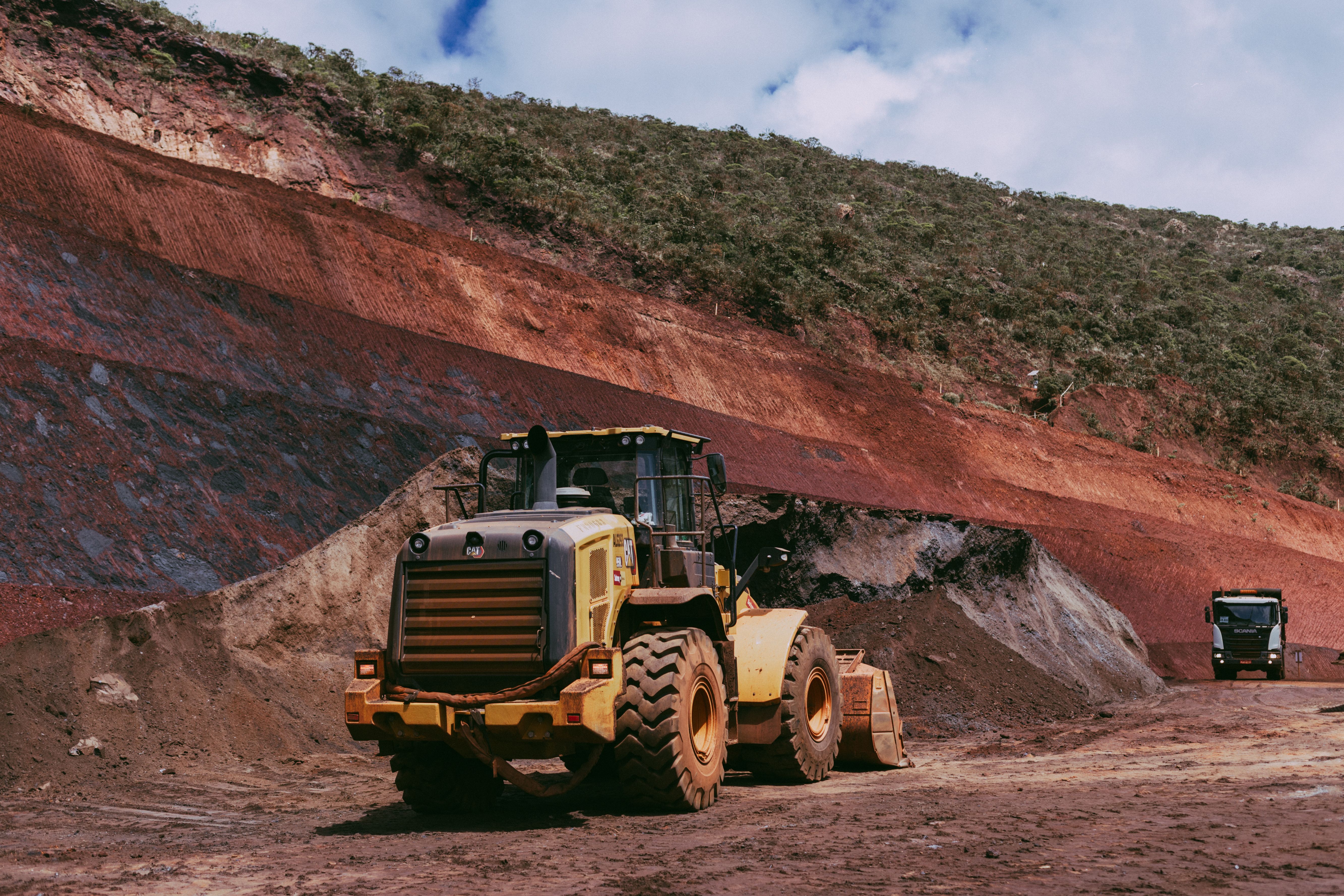 Industrial Earth Mover on Construction Site · Free Stock Photo