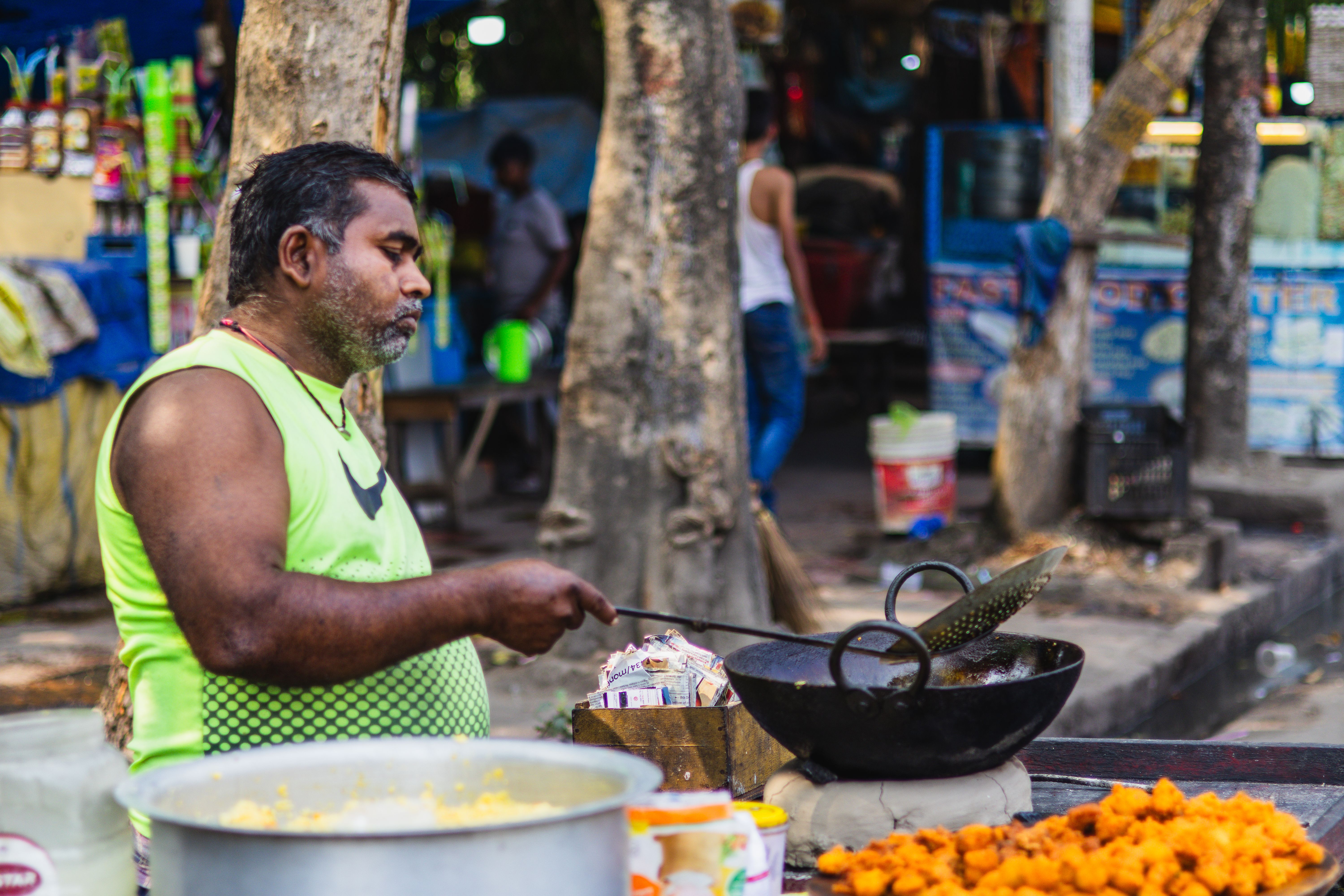 Cheesy Samosa with Charred Corn