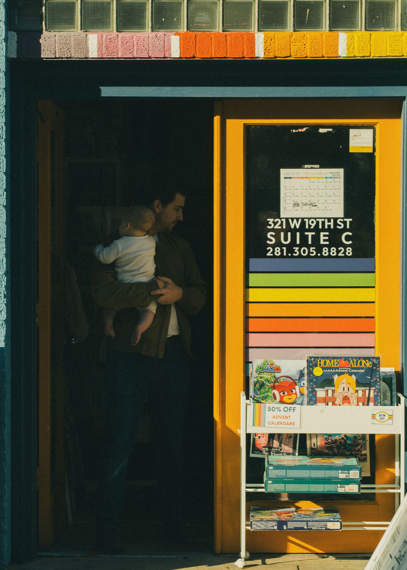 Neighborhood storefront in Houston Texas United States