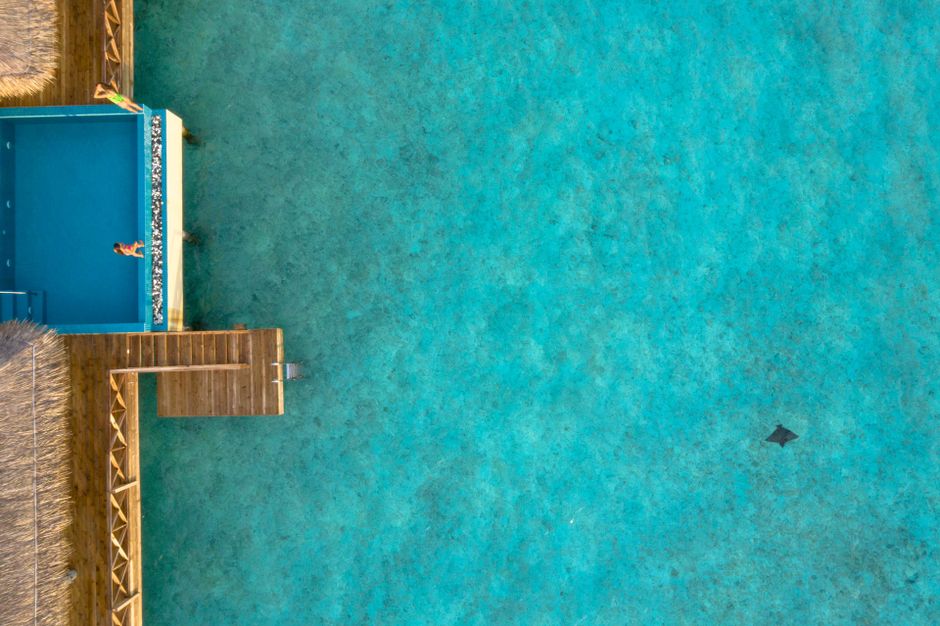 Maldív-szigetek legjobb vizibungalói pároknak 2024-ben – Maldives overwater villa glass floor fish