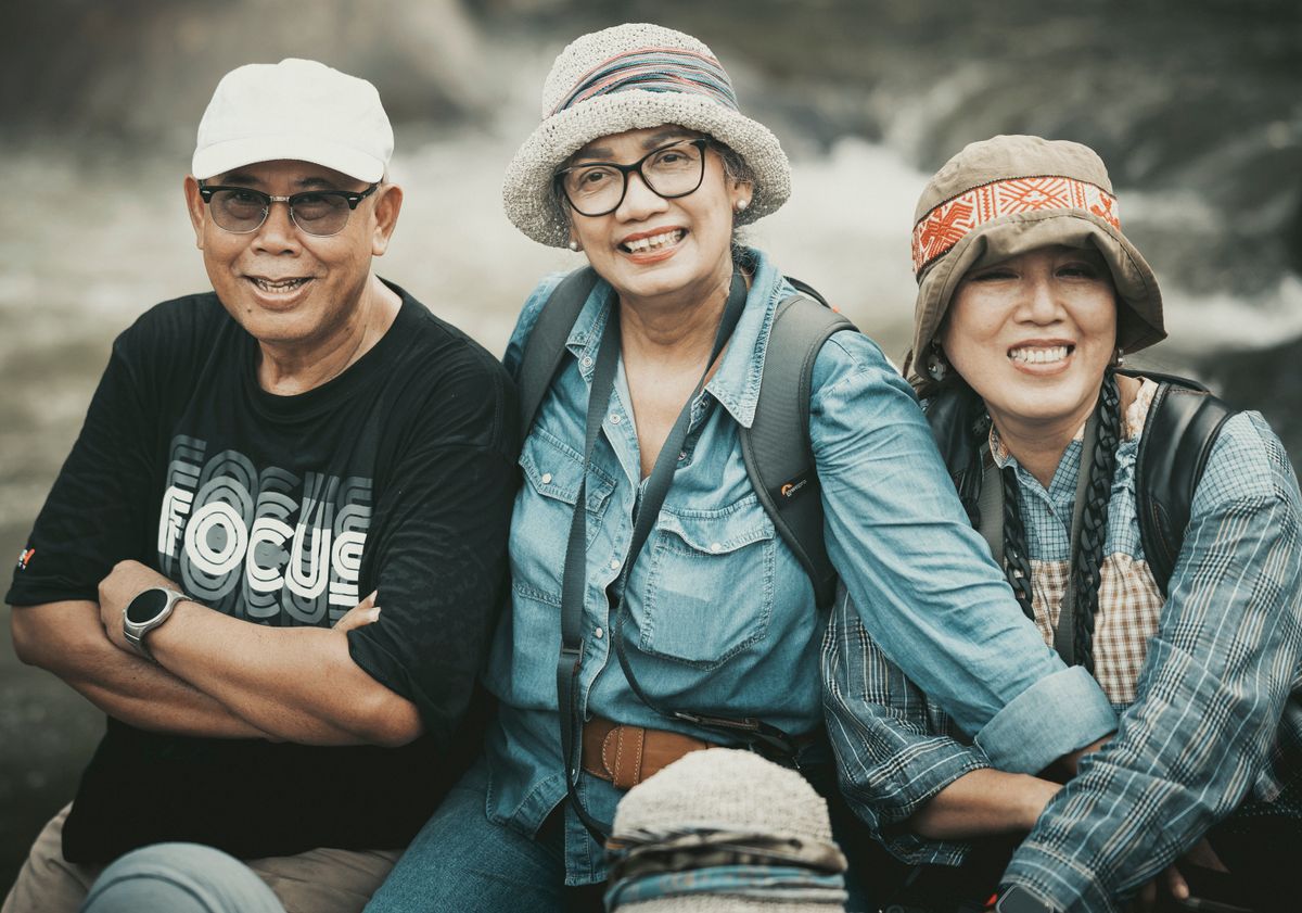 Friends enjoying an outdoor adventure together