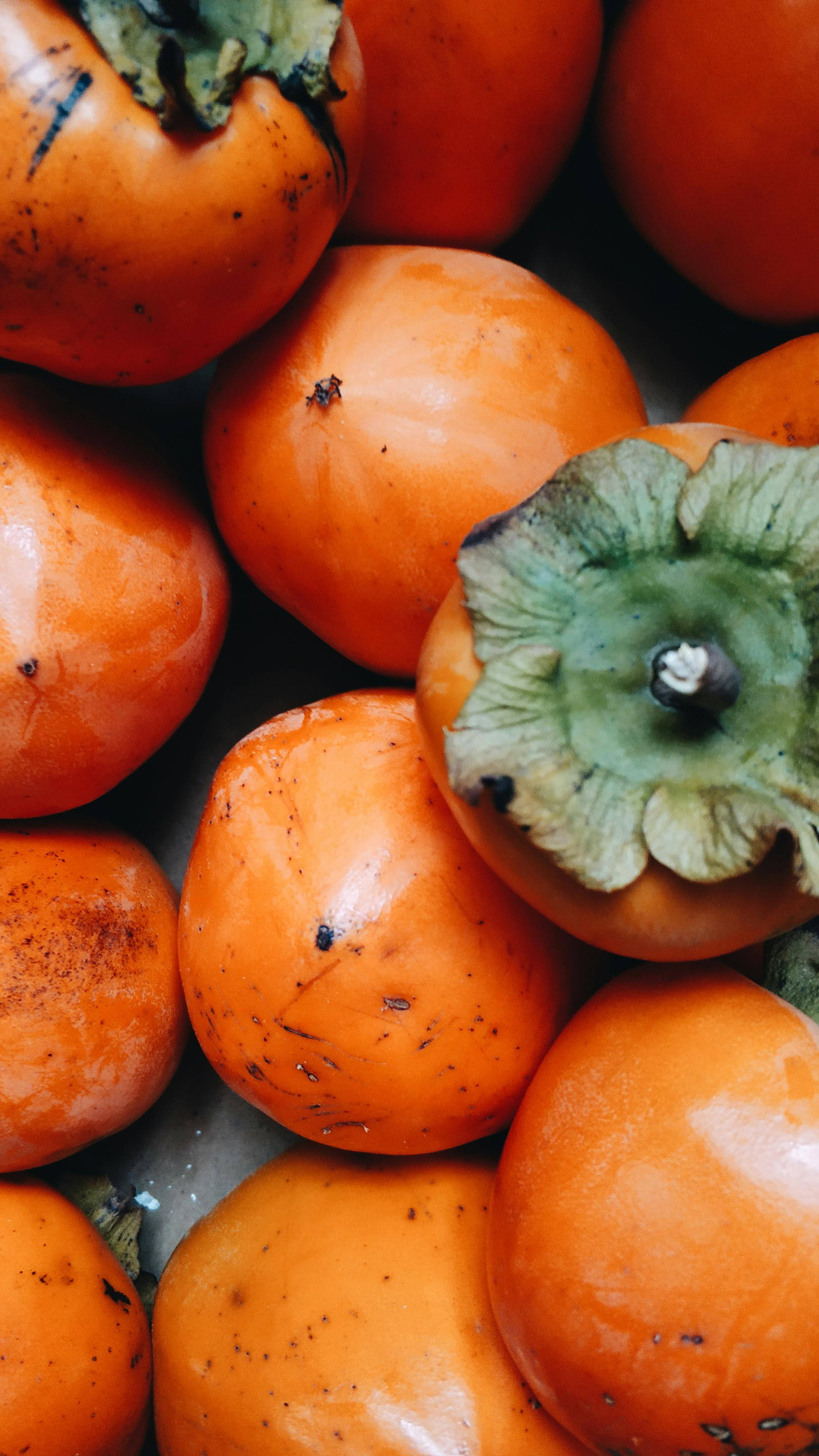 Orange Sharon Fruit Lot · Free Stock Photo