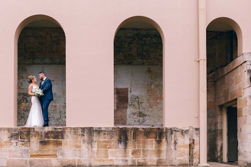 Gratis lagerfoto af arkitektur, brud og gom, bryllup