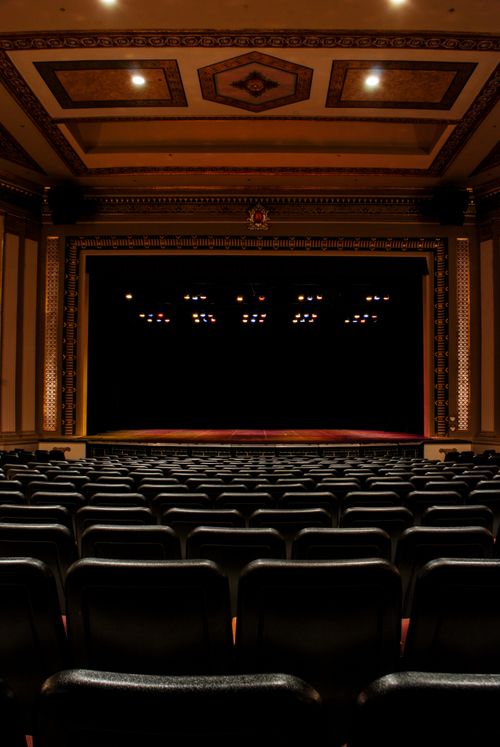 Free Charming empty Victorian theater in Chatham, Ontario, showcasing classic architecture and elegant ambiance. Stock Photo