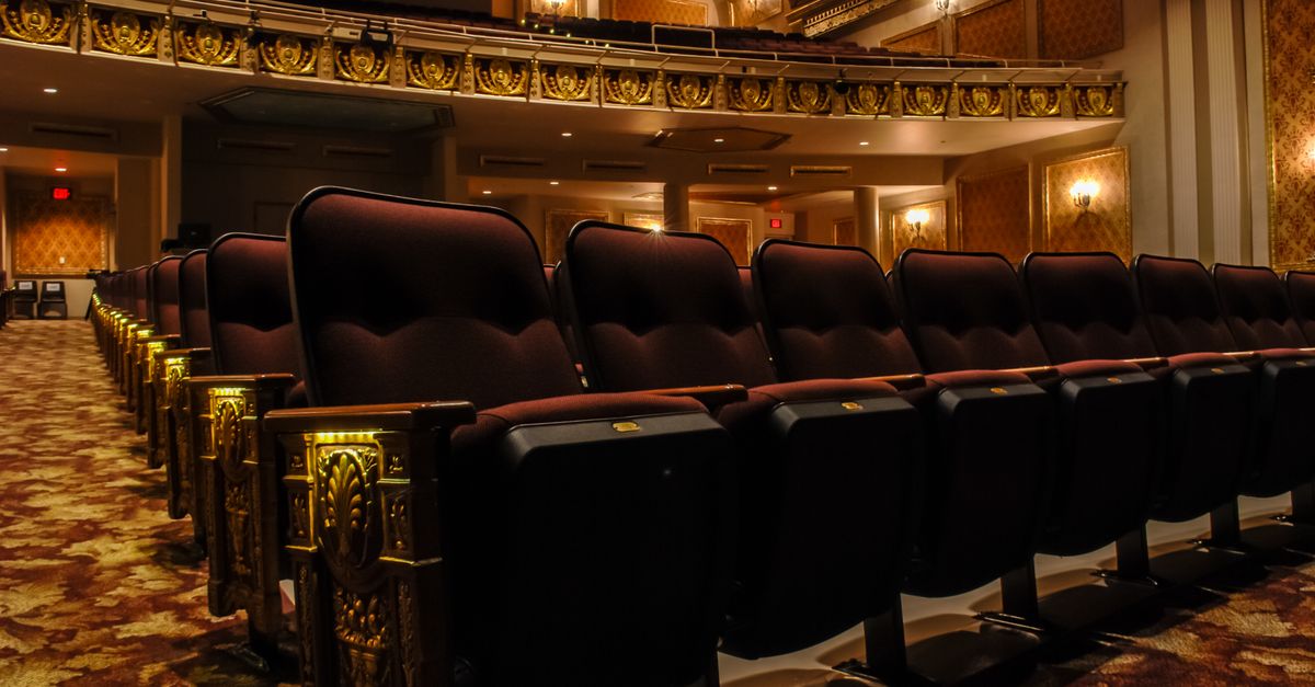 Elegant Vintage Theater Interior with Ornate Decor · Free Stock Photo