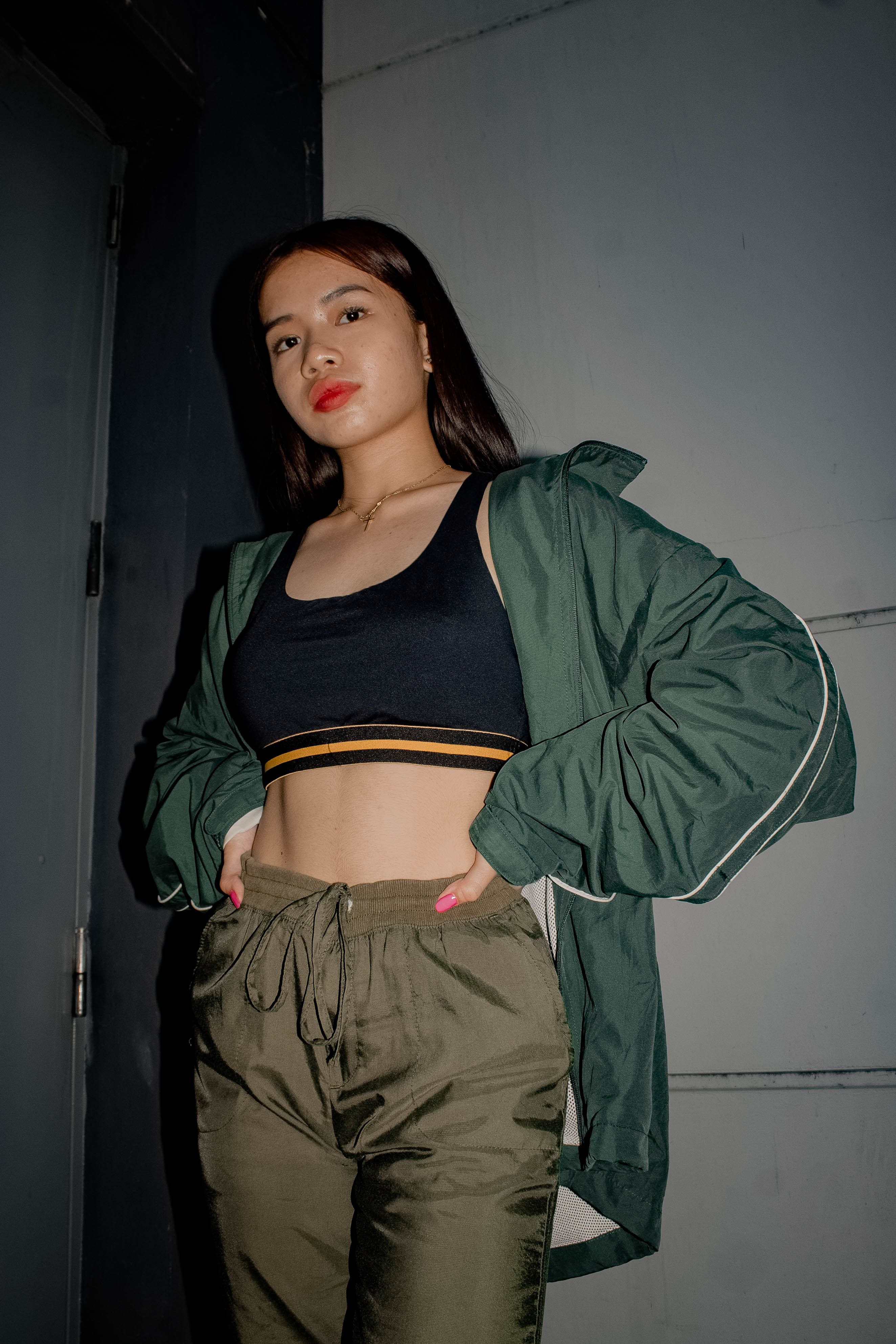 Woman Wearing Green Jacket · Free Stock Photo