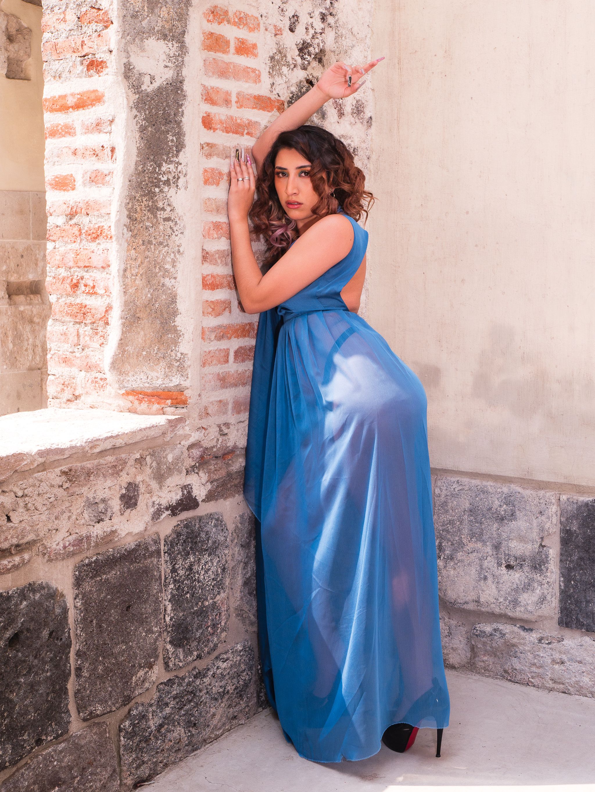 april blue dress extended Dusty Blue Multiway Prom Dresses Off The Shoulder Floor Length Stretch main image 1