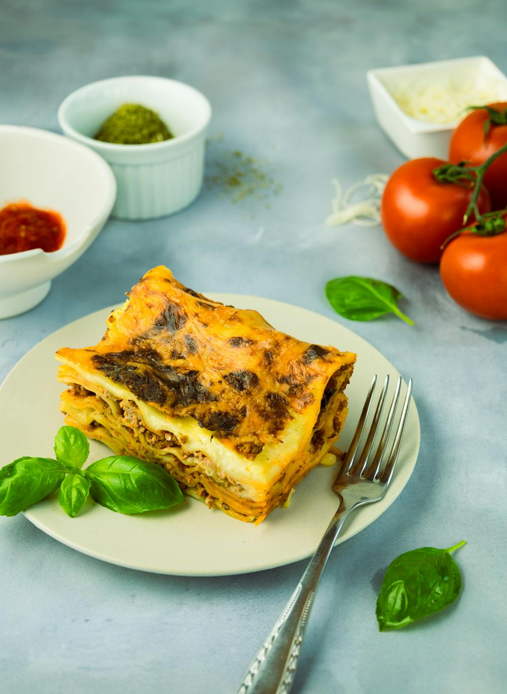 Basil Pesto Pasta Bake