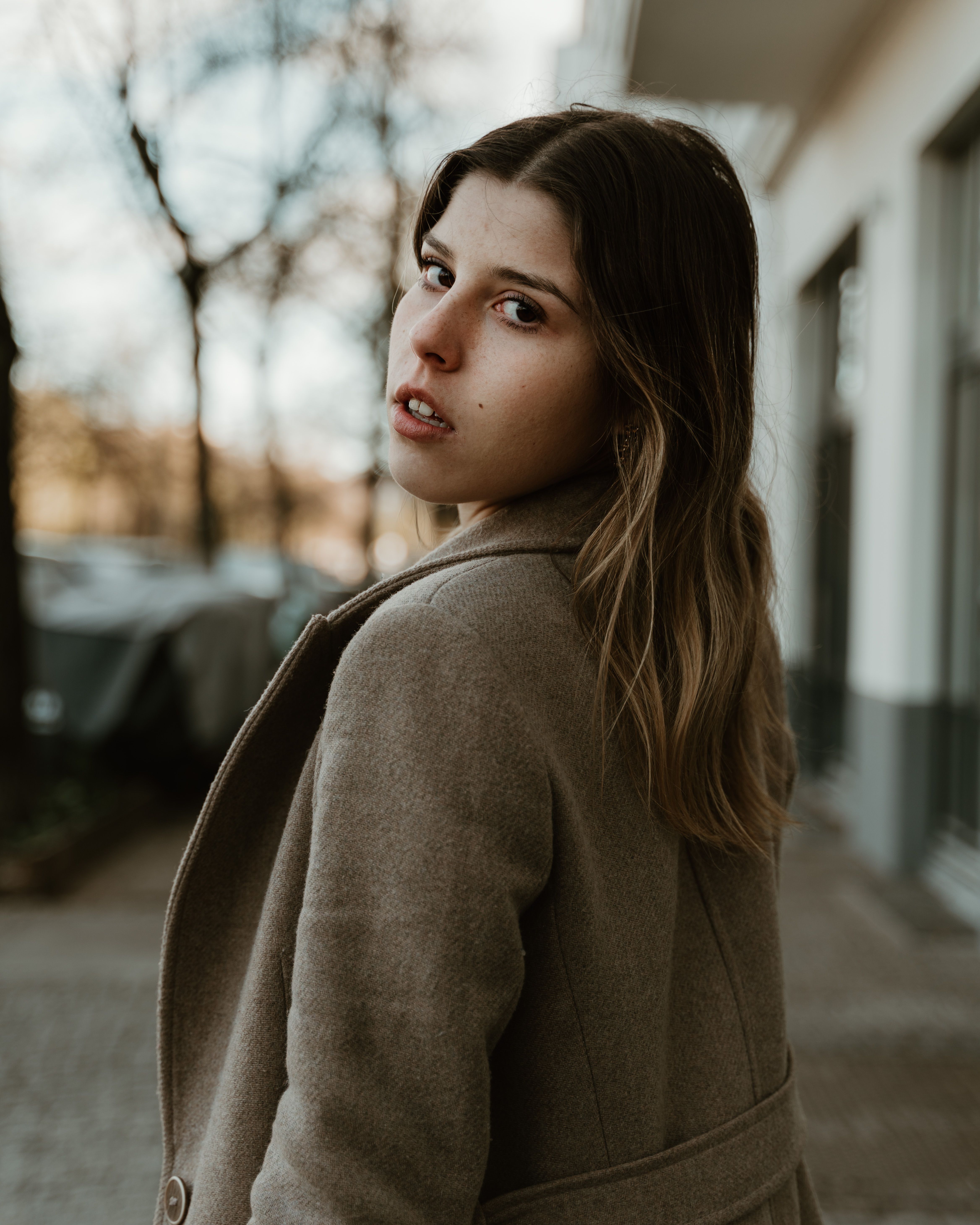 Elegant Portrait of Woman in Berlin Street · Free Stock Photo