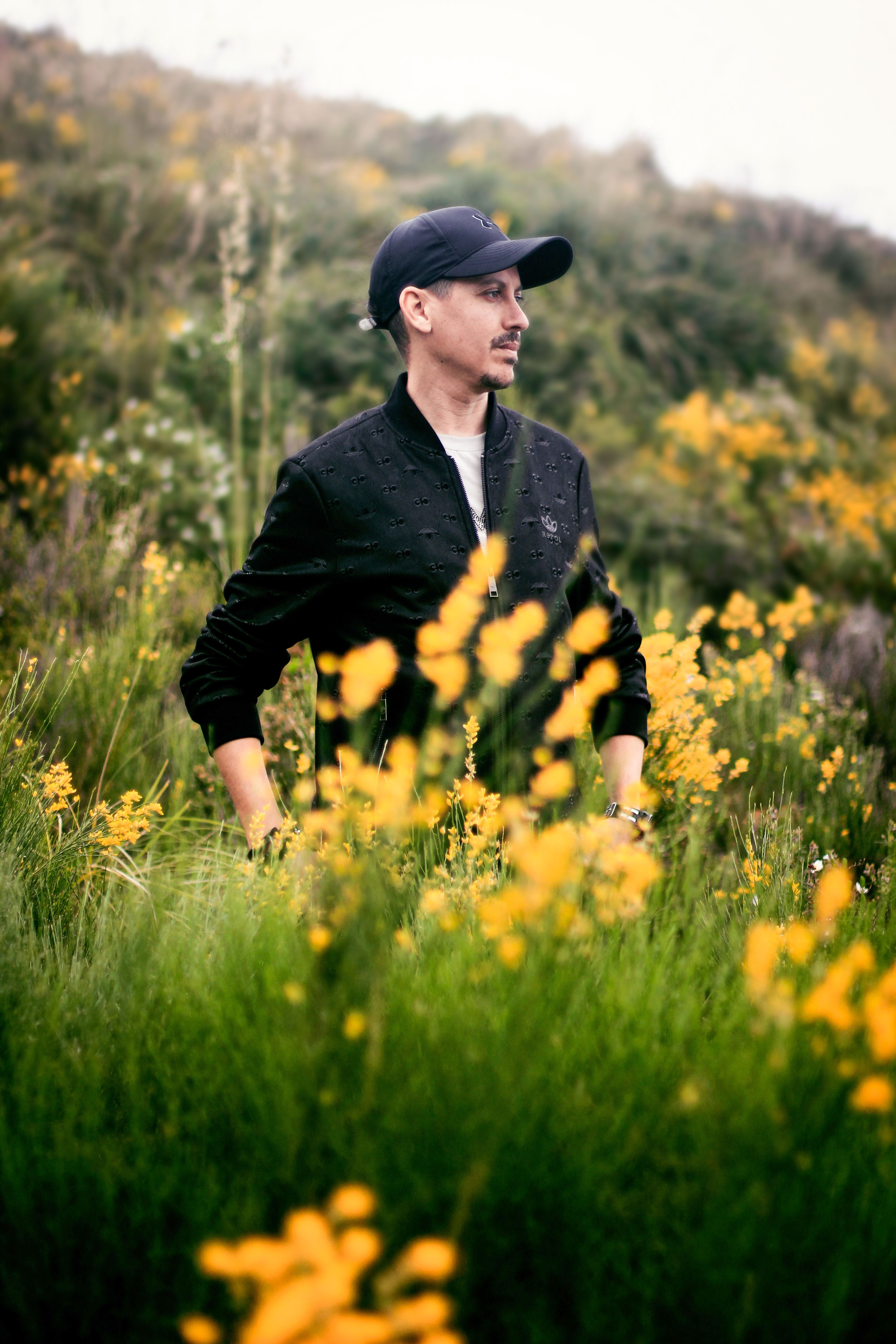Man in Yellow Flower Field during Spring · Free Stock Photo