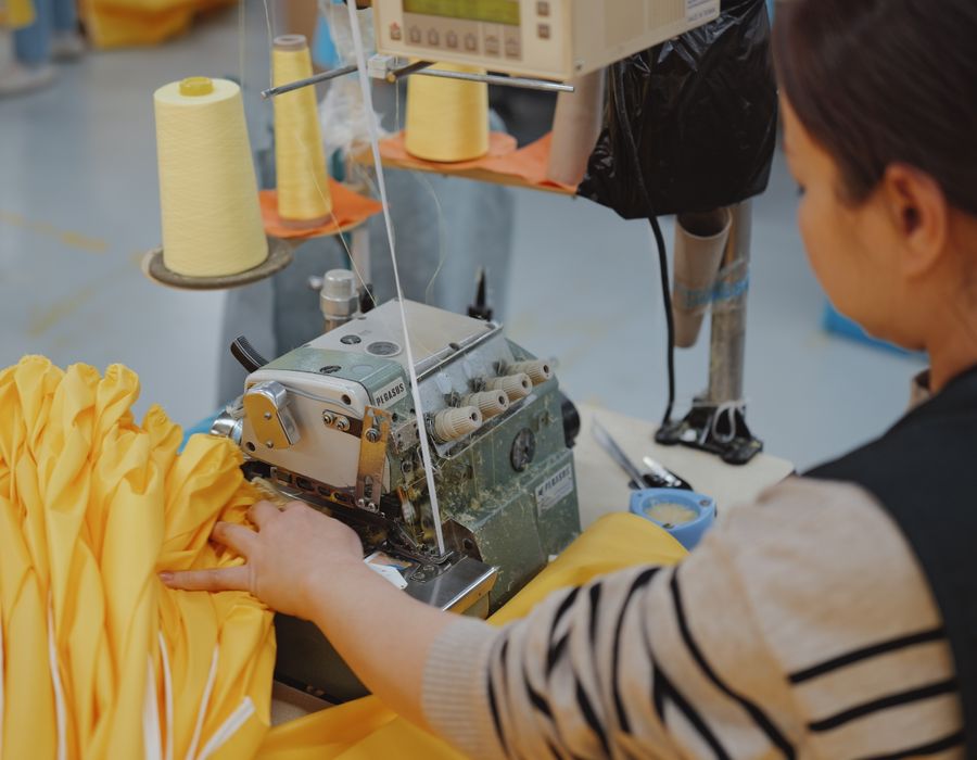 MANUFACTURING stage at the Awaline factory
