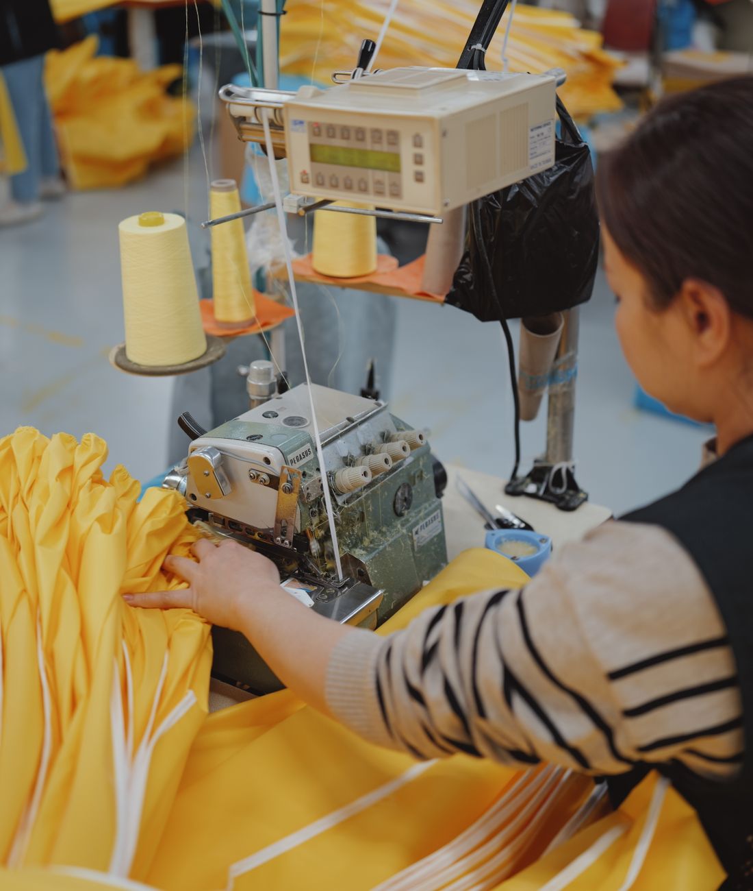 CUT & SEW stage of Purity Sports manufacturing