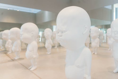 Baby White Figurine Lot