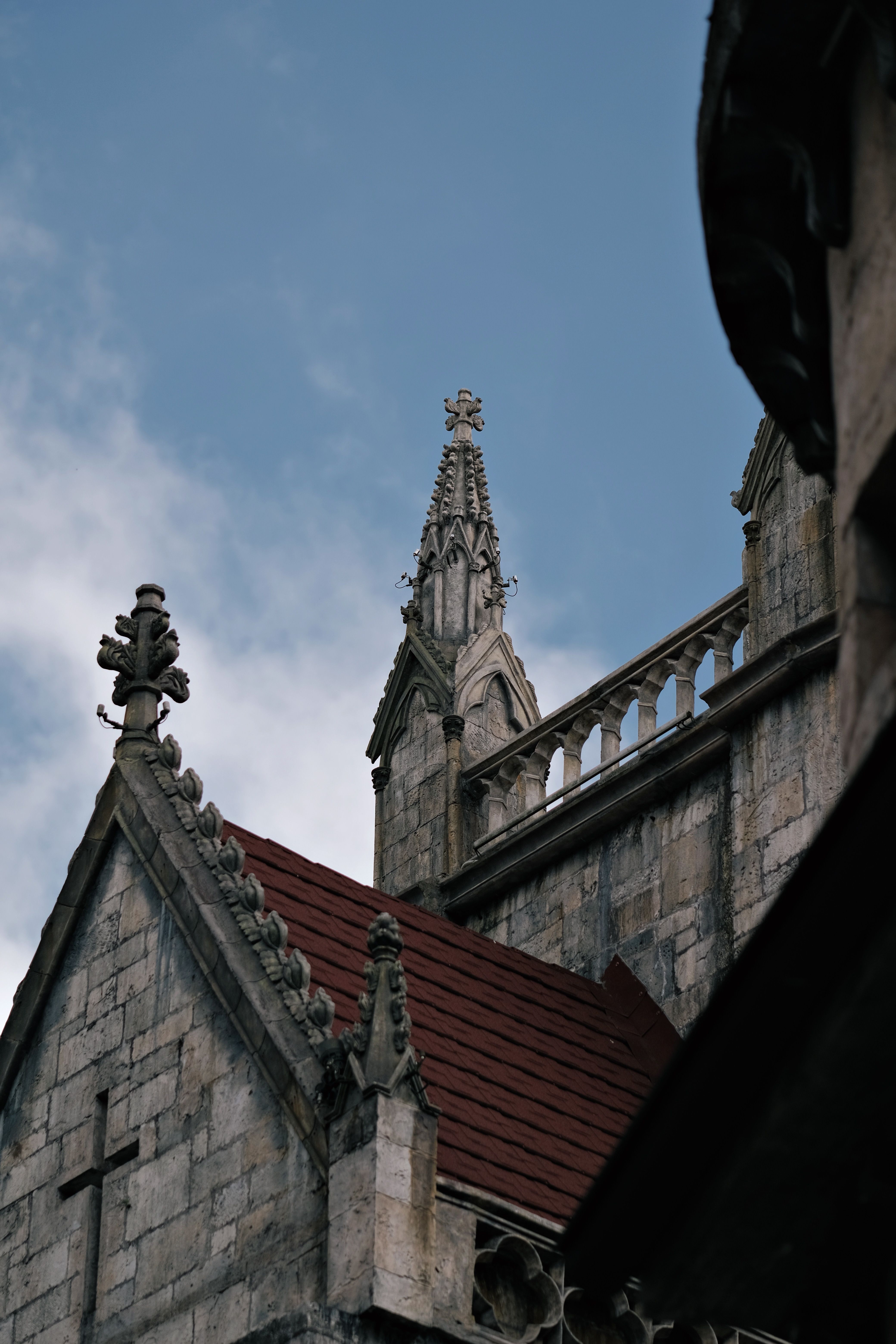 Gothic Cathedral Architecture Against Blue Sky · Free Stock Photo