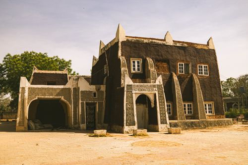 Free Explore the historical Gidan Dan Hausa in Kano, Nigeria, showcasing traditional architecture. Stock Photo
