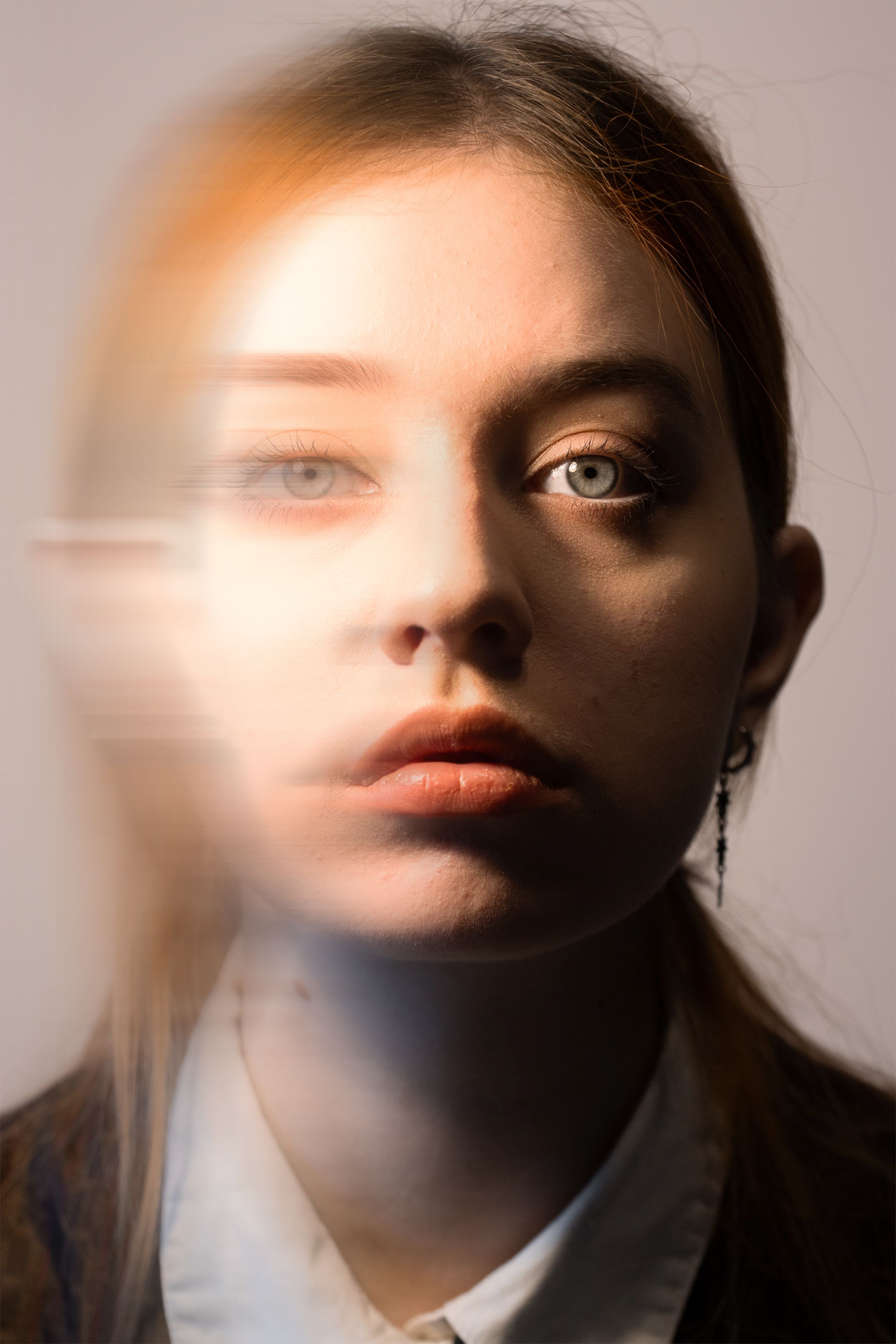 Artistic Motion Blur Portrait of a Woman · Free Stock Photo