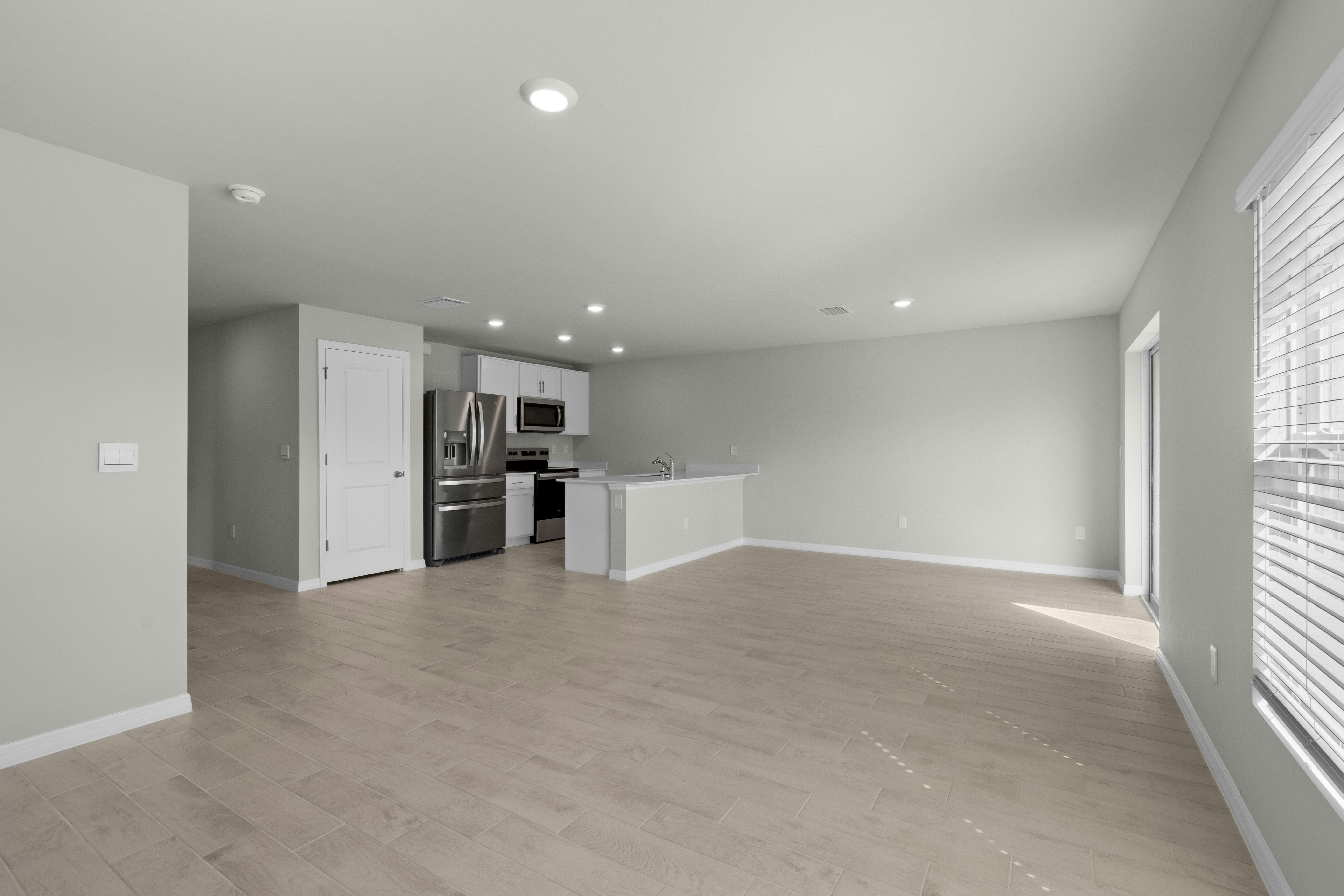 modern interior in a brand new mobile home - brand new mobile homes