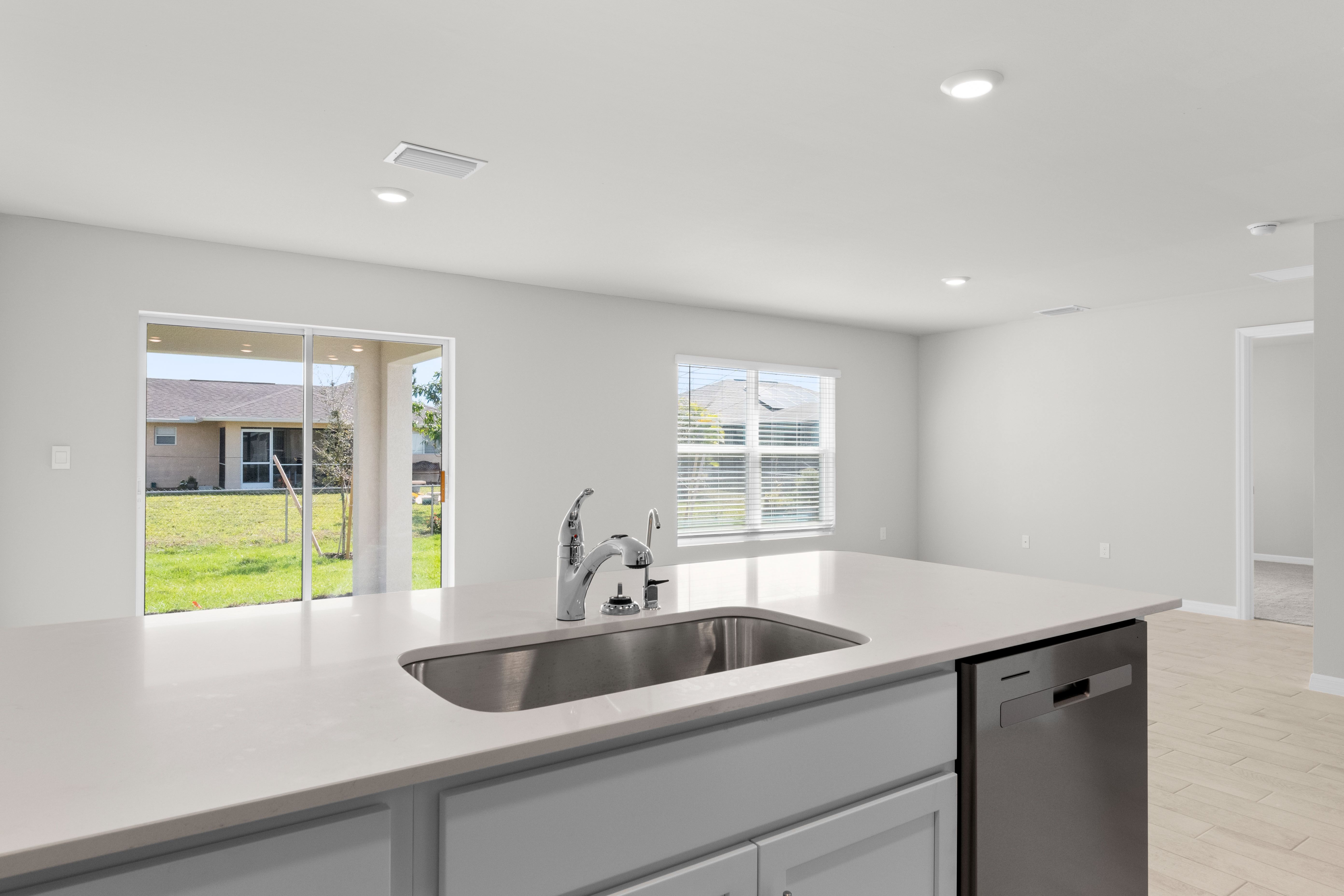 View of Modern Kitchen Interior with Natural Light · Free Stock Photo