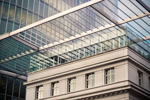 Low Angle View of Modern Building