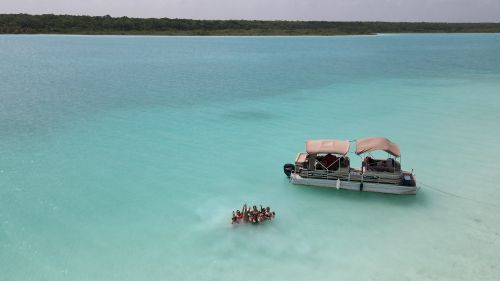 Free Bacalar Lagoon / Laguna de Bacalar, Mexico Stock Photo