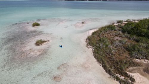 Free Bacalar Lagoon / Laguna de Bacalar, Mexico Stock Photo