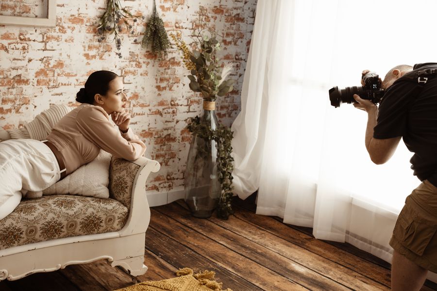 Creative studio styled portrait session — Photo Pixel Park Studio
