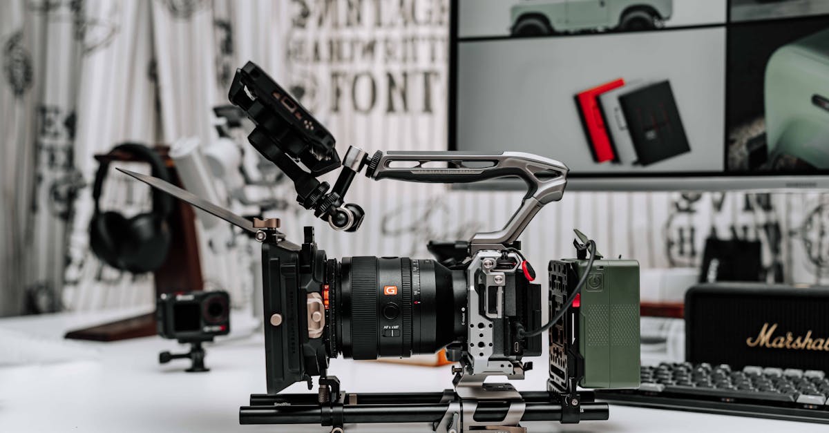 Professional Camera Rig Setup in Modern Studio · Free Stock Photo