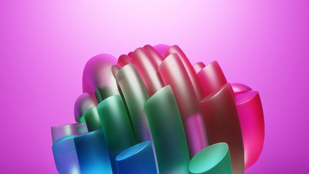 Dynamic colorful abstract art with vivid hues and smooth gradients.