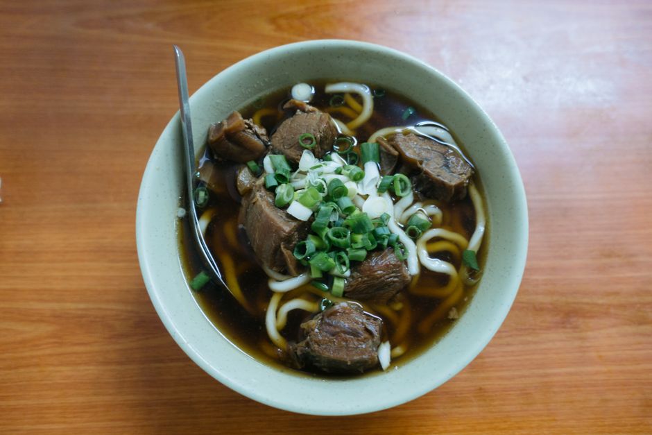 Beef soup with noodles