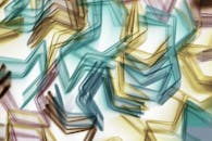 Colorful Abstract Geometric Light Patterns