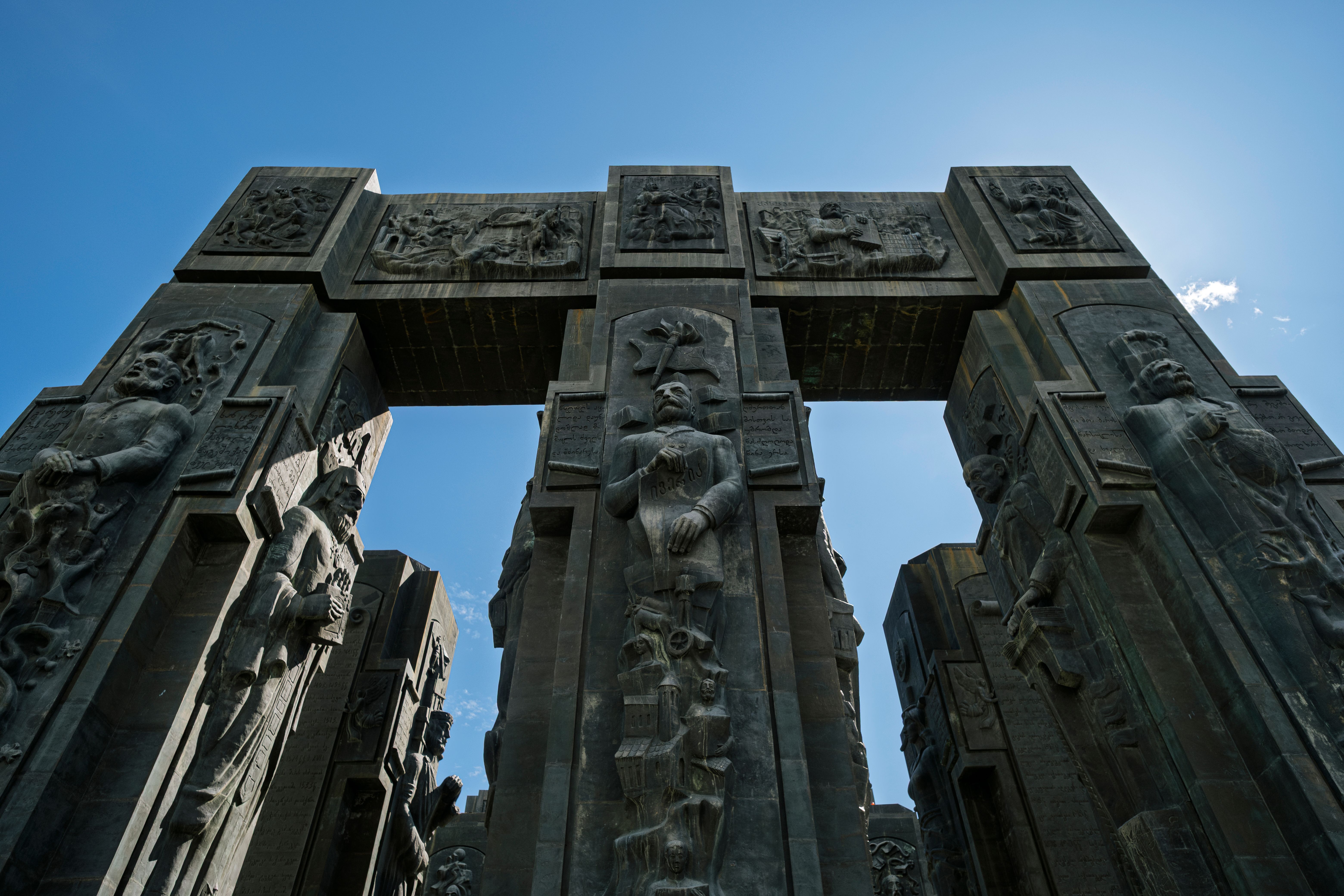 Statues of the Chronicle of Georgia Monument · Free Stock Photo