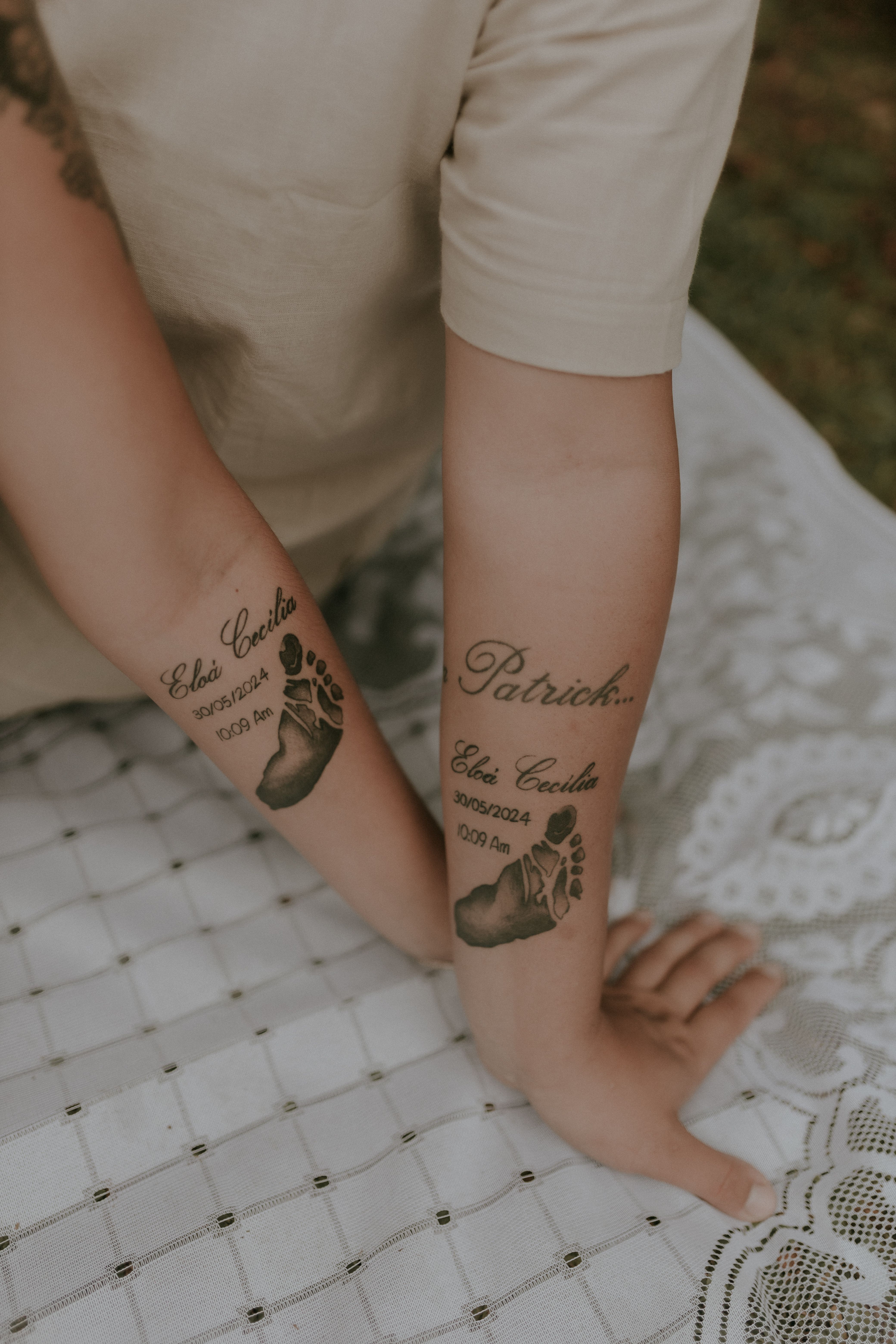 child's name tattoo
