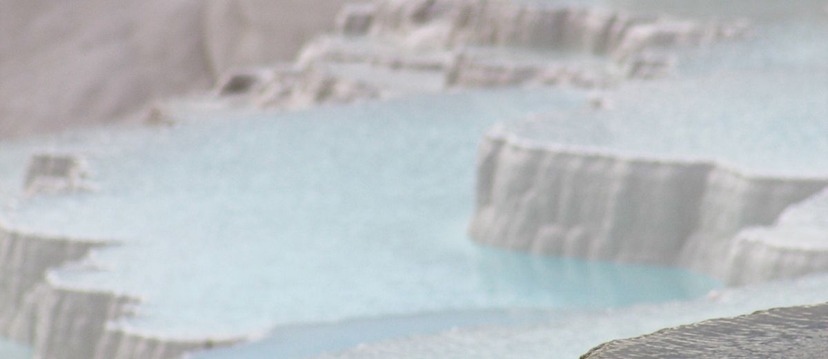 Las terrazas de travertino de Pamukkale