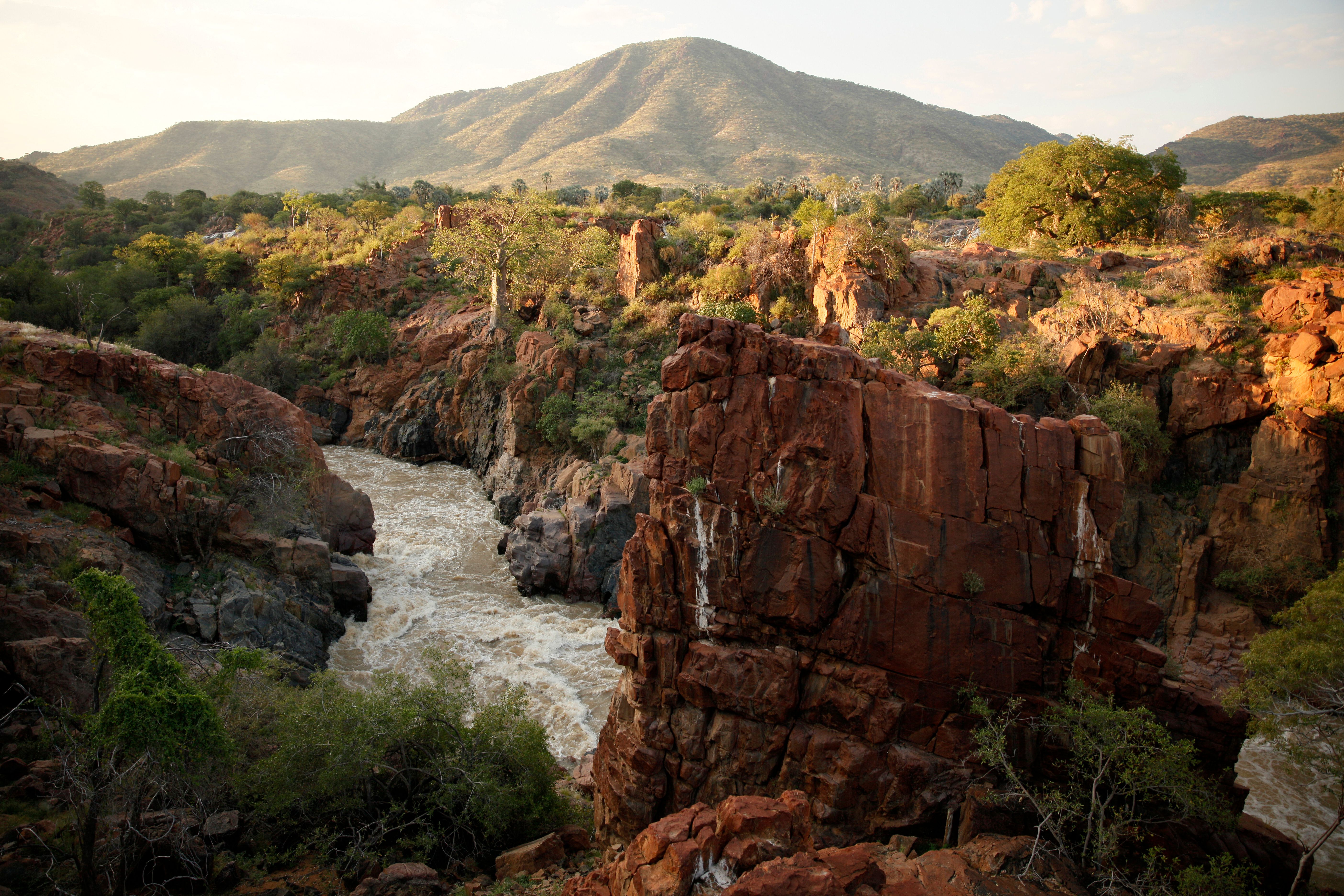 Scenic Canyon with River in African Wilderness · Free Stock Photo