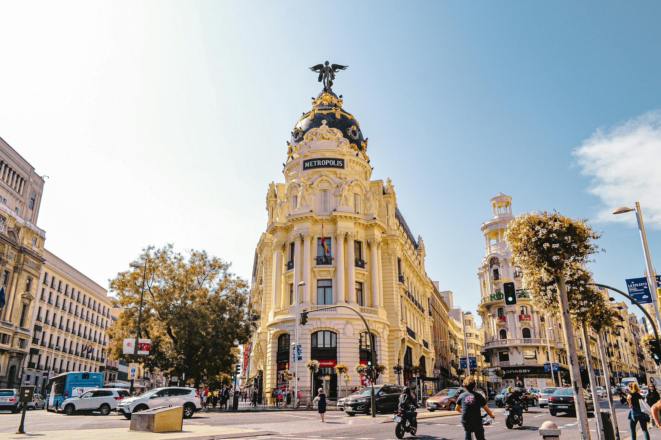 Iconic Architectural Landmark in Madrid, Spain most beautiful cities
