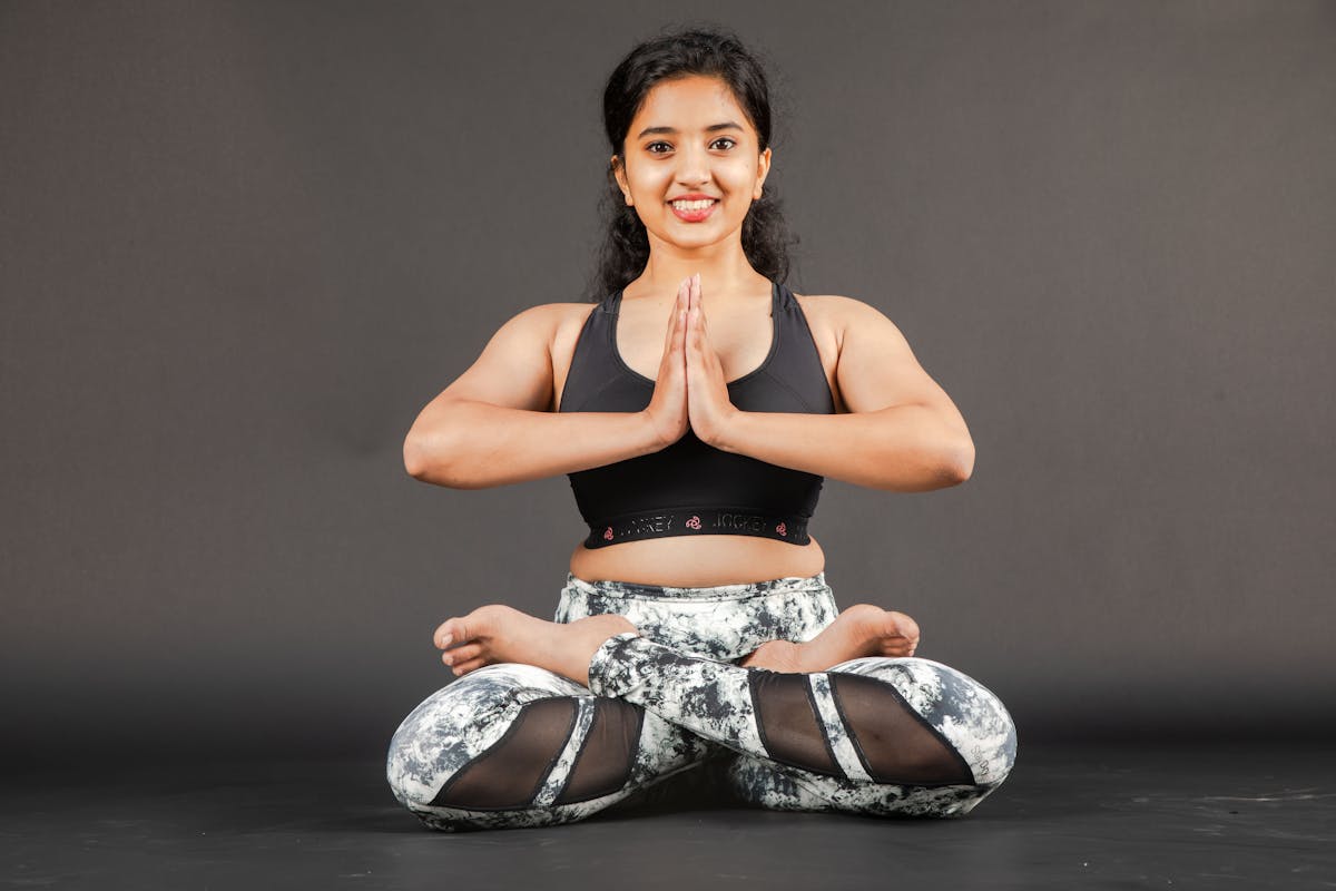 Private one-on-one yoga instruction at home with personalized guidance