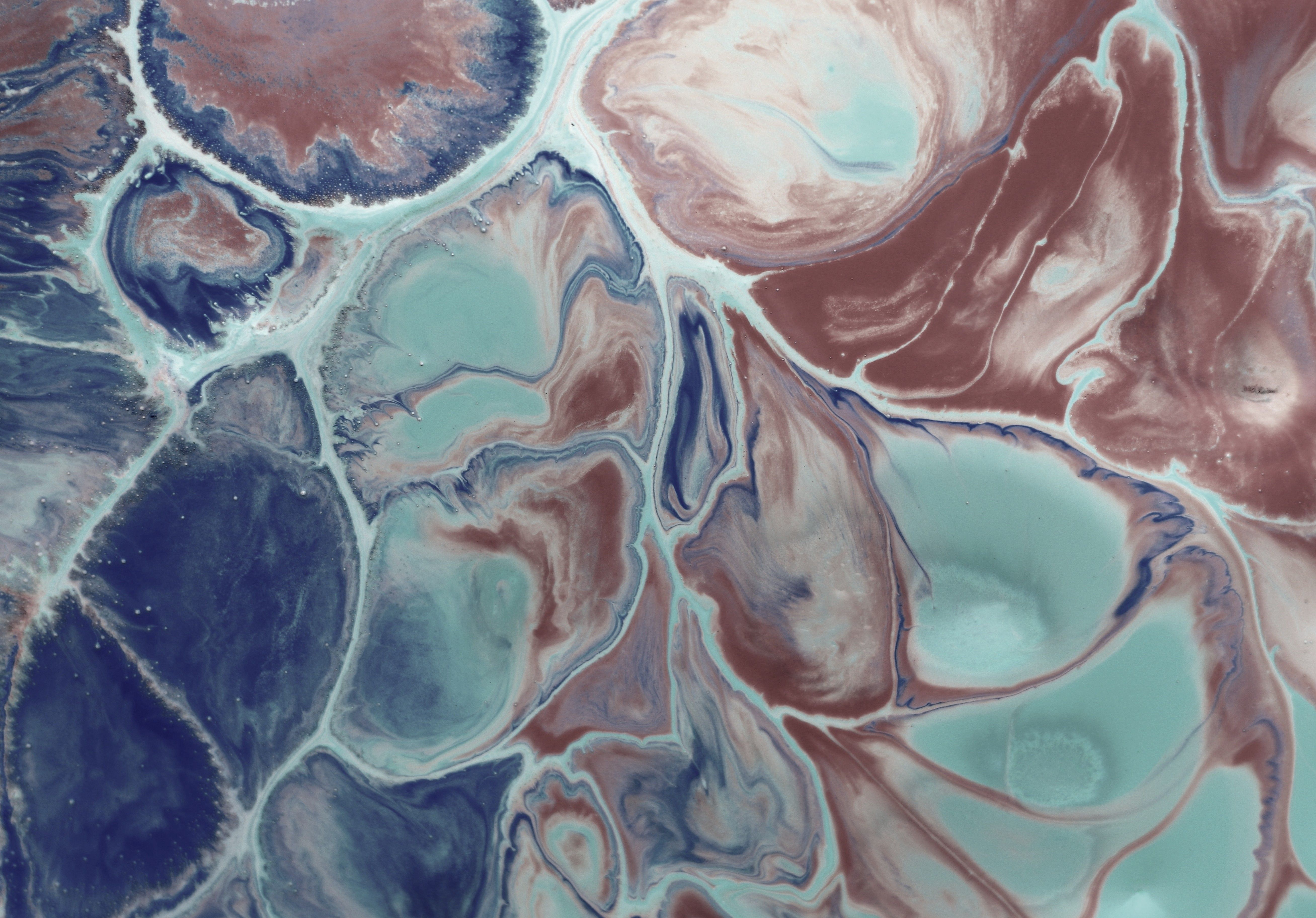Abstract Aerial View of Colorful Patterns in Nature · Free Stock Photo