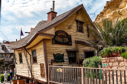 Explore the rustic charm of the General Store in Sweethaven Village, Malta.