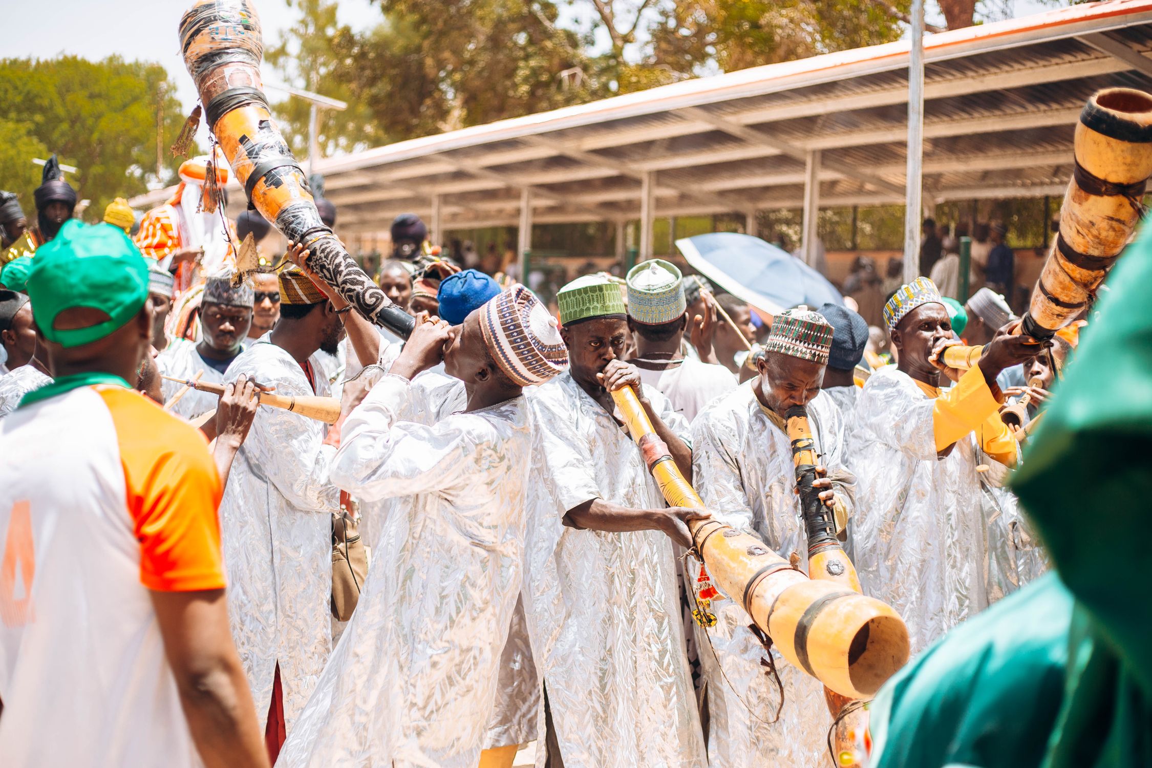 Traditional Nigerian Festival with Musicians · Free Stock Photo