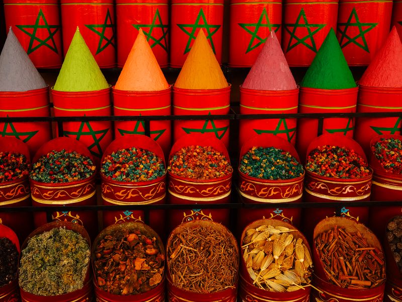 Spice market cones Fes