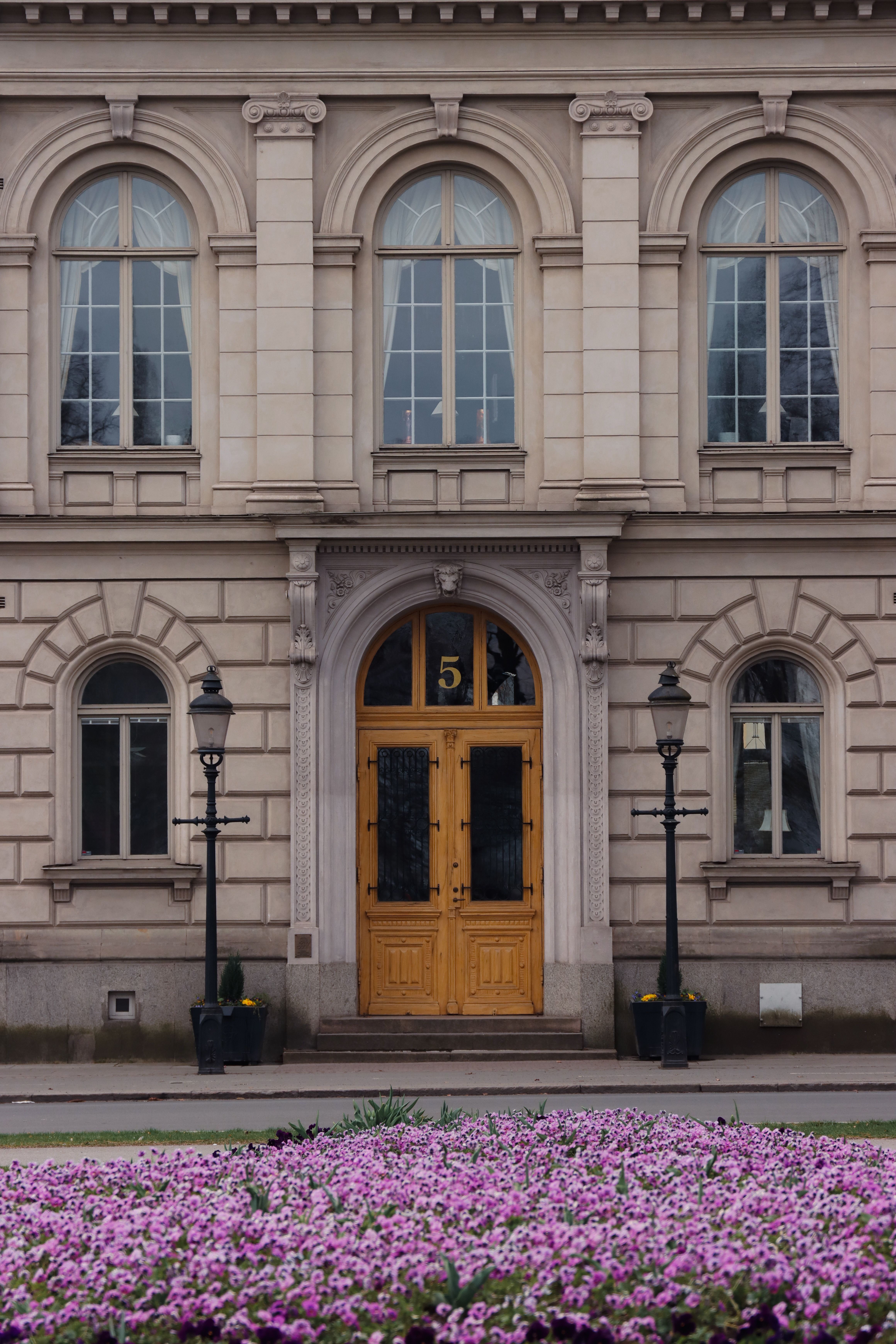 View of Elegant Scandinavian Building Facade in Jönköping · Free Stock Photo