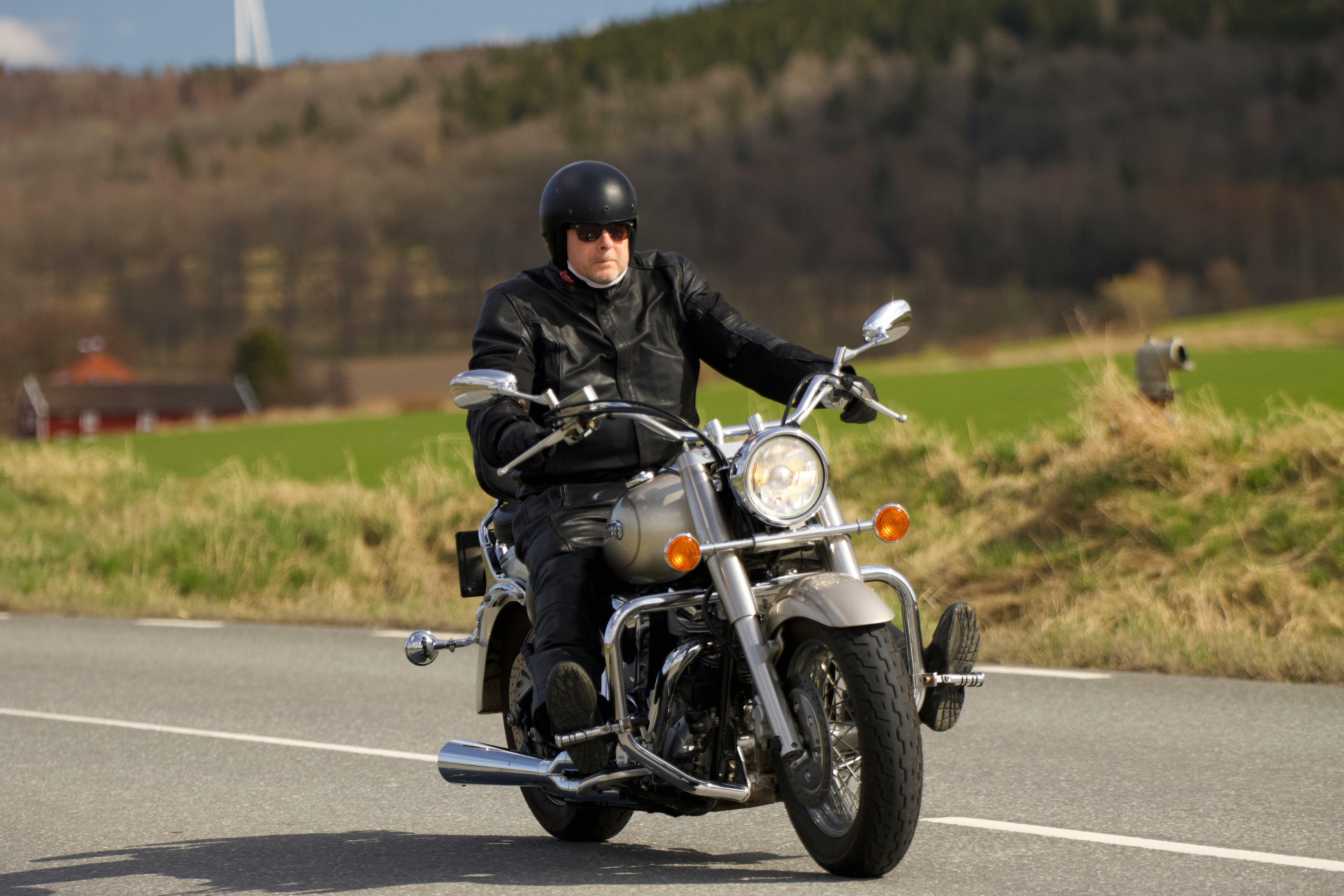 A person enjoying a motorized travel experience