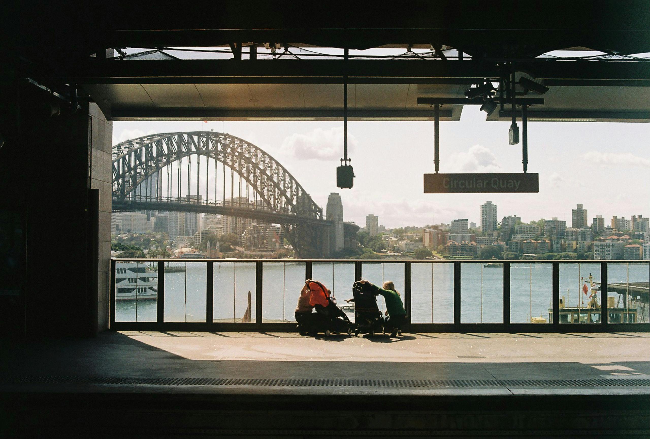 Sydney Harbour Bridge viewed from Circular Quay.