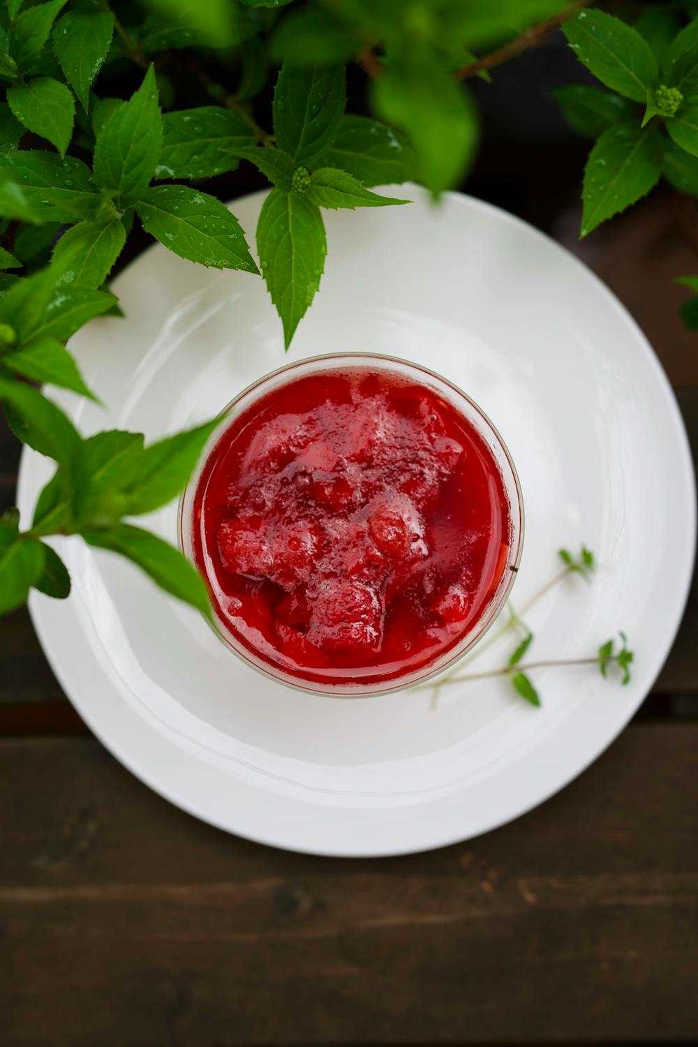 Strawberry Basil Sorbet Strawberry Basil Sorbet