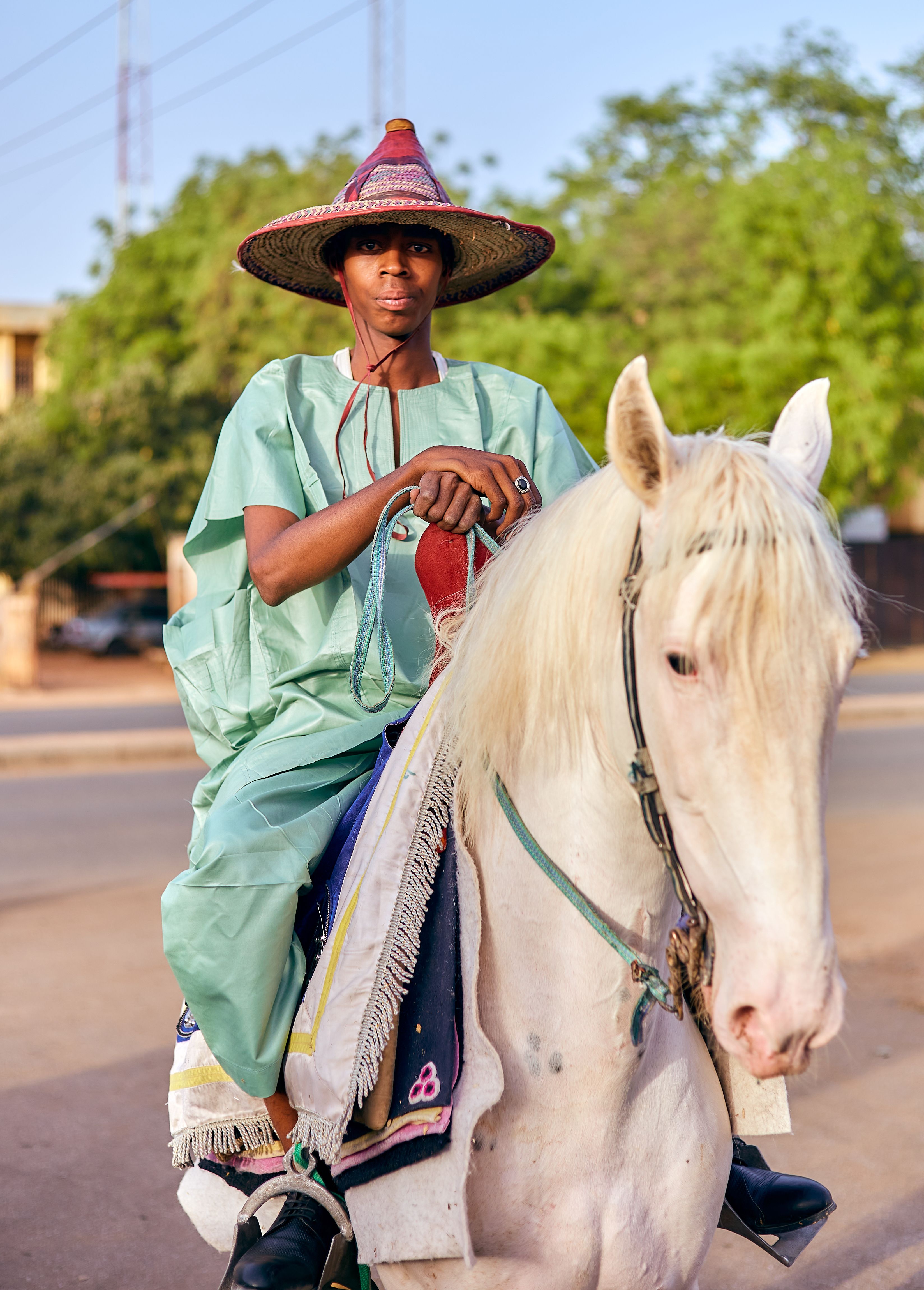 Traditional Horse Rider in Colorful Attire · Free Stock Photo