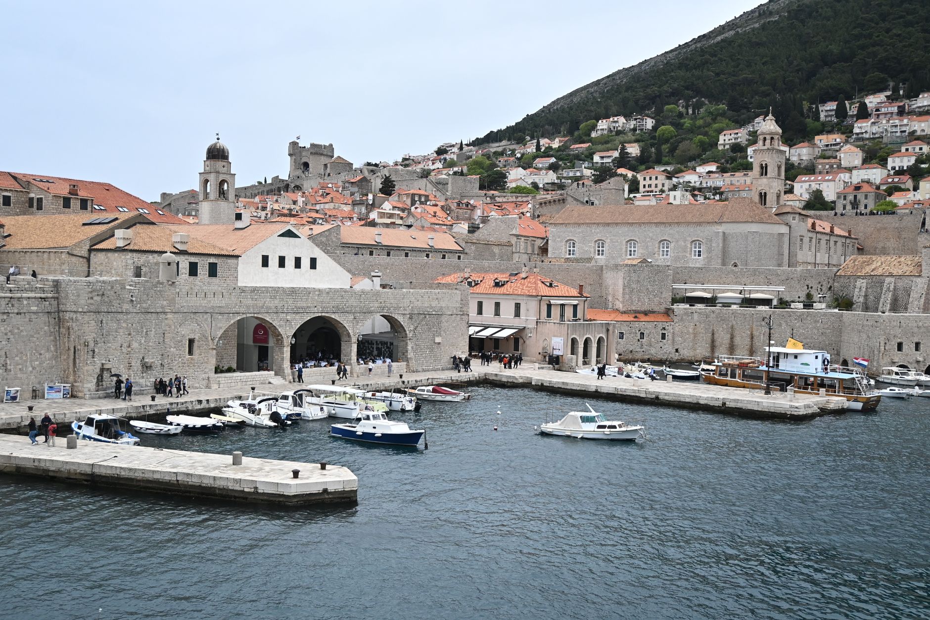 Fort Revelin above the old harbour and Ploče Gate