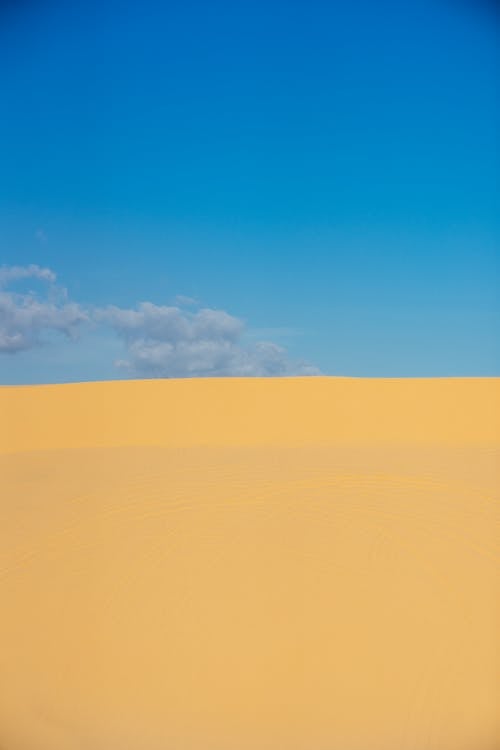 Zdjęcie Desert Under Blue Sky