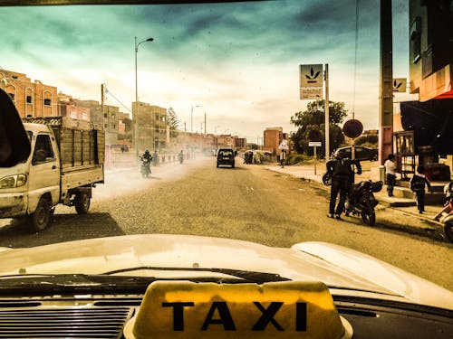 Základová fotografie zdarma na téma taxík