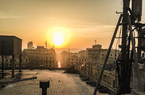 Free stock photo of buildings, capital, sun