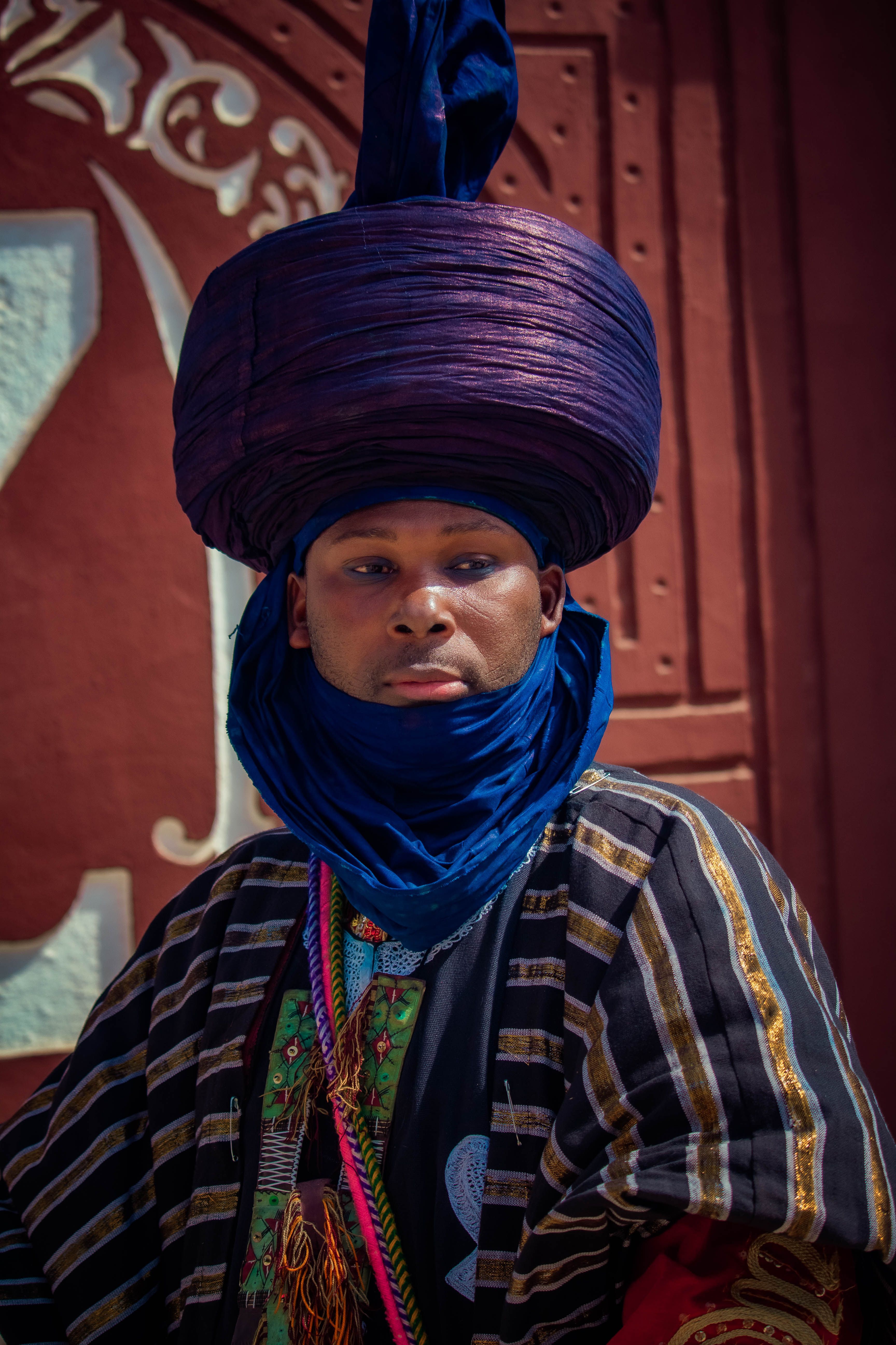 Portrait of Man in Traditional Turban · Free Stock Photo